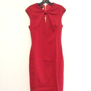 NWT Ted Baker Kezzia Bow Neck Bodycon Dress- Size 2(US 6)